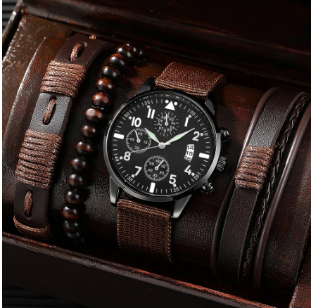 Black three eyed canvas brown