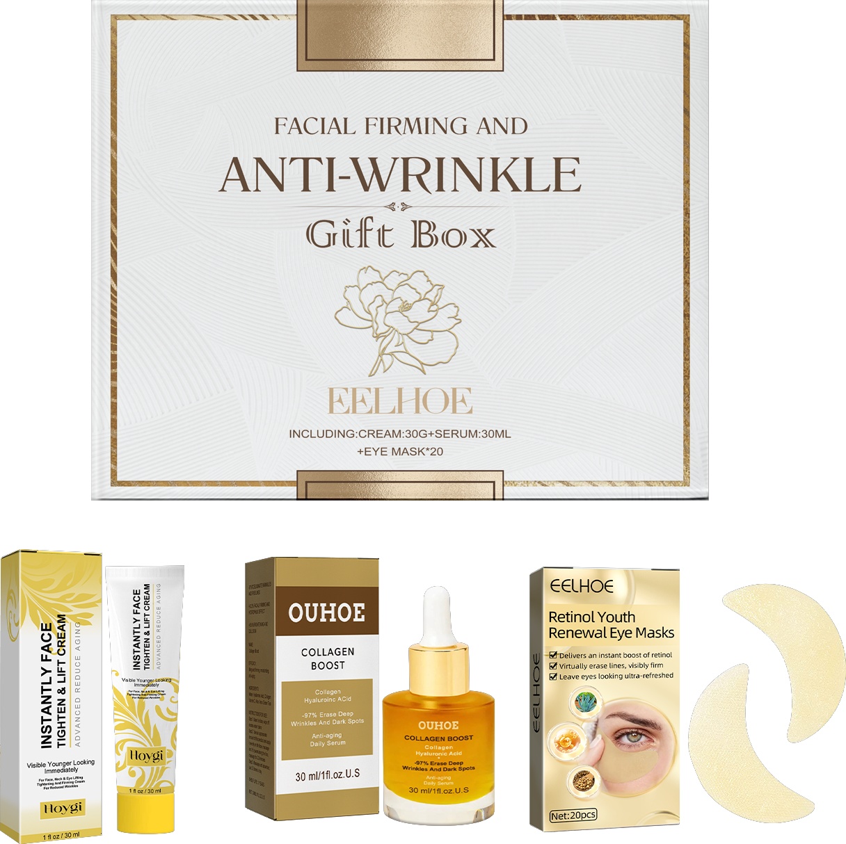 Anti wrinkle gift box set