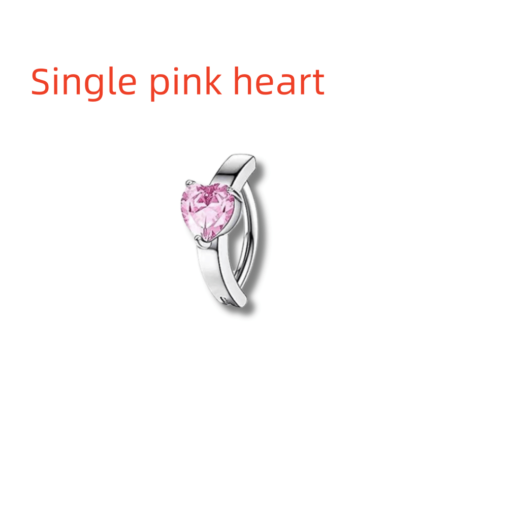 Single pink heart