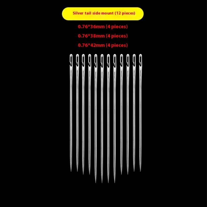 Household Side Open Back Sewing Needle - Sliver Side Openings