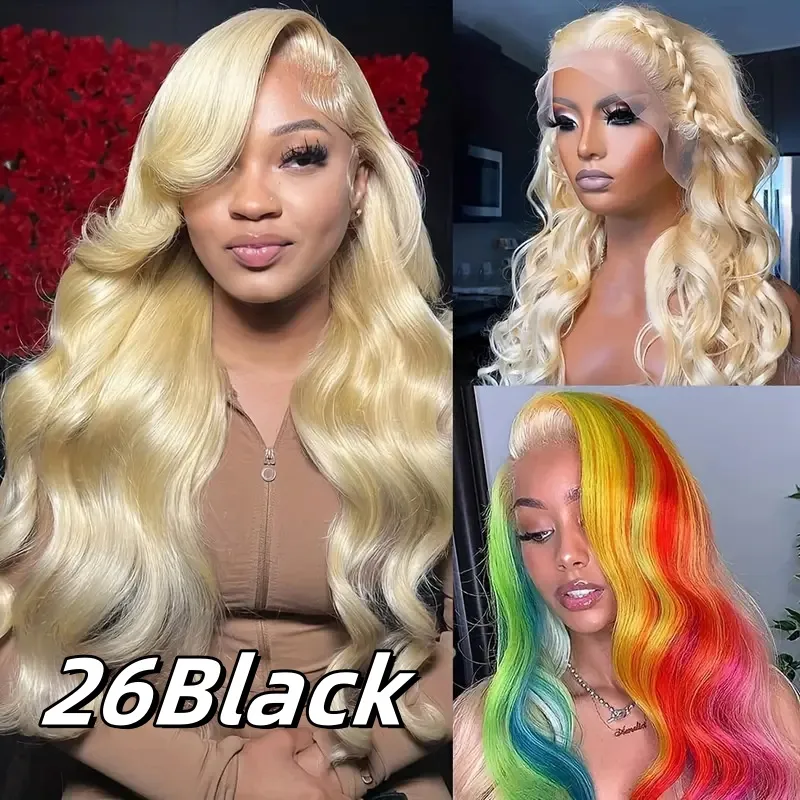European And American Style Lace Full Head Synthetic Wig - Black