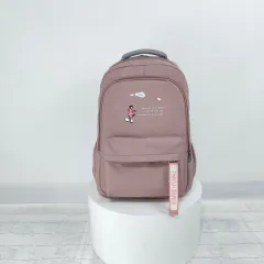 Schoolbag Fashion Casual Large Capacity Multi-functional Backpack - Pink - View 1