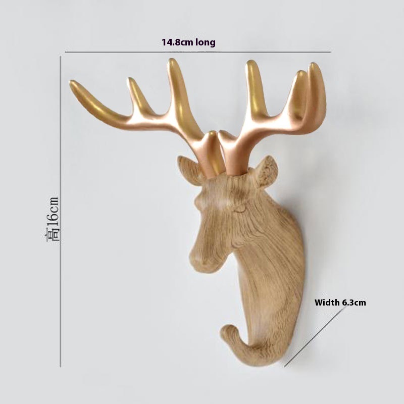 Deer Head Wood Color