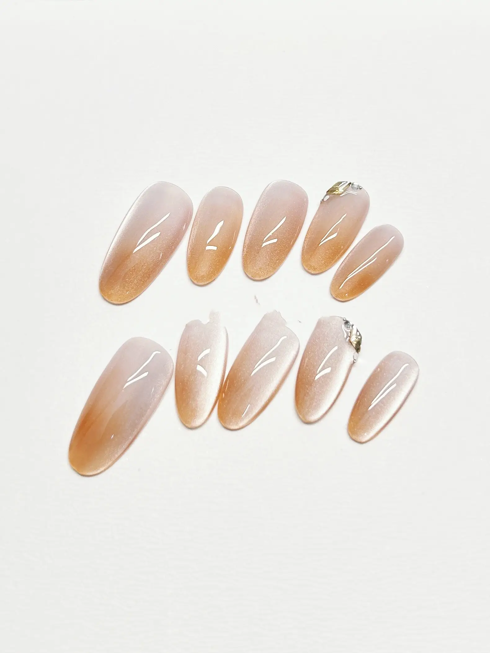 High-end White Temperament Nail Sticker