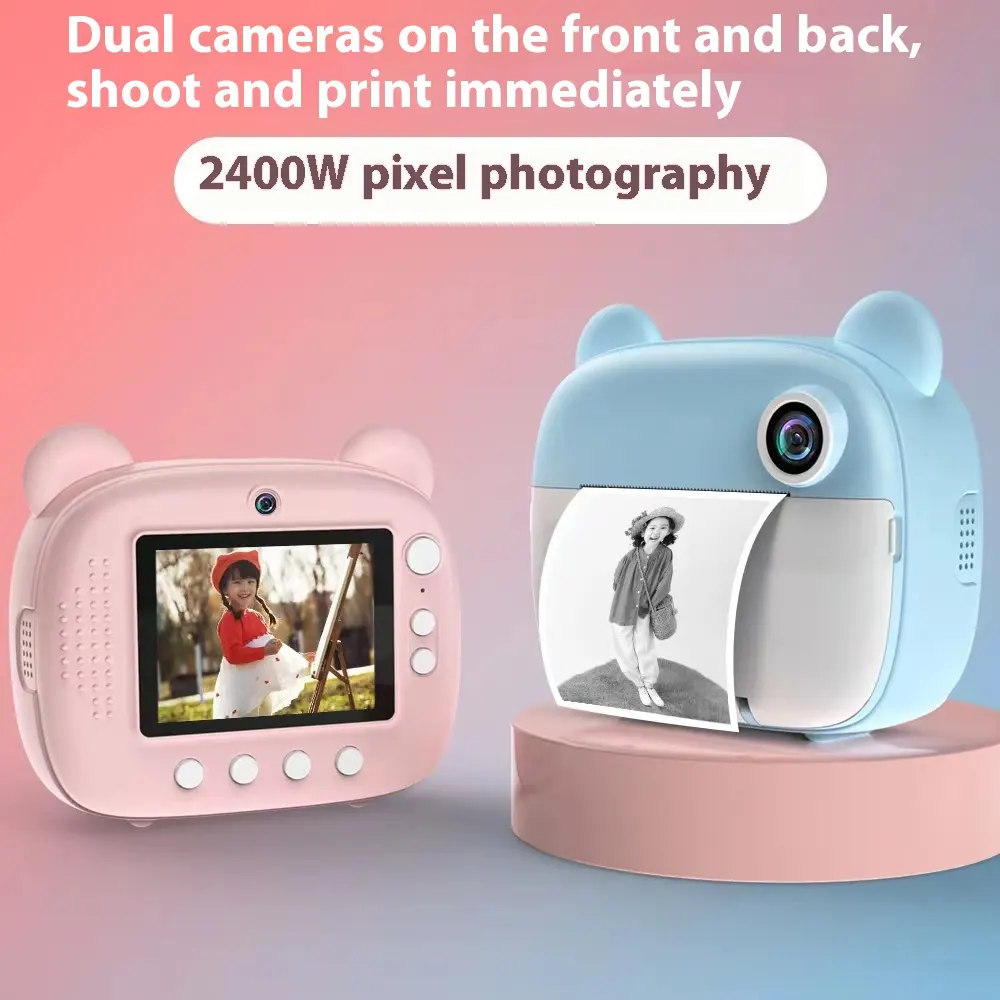 Children's Camera Handheld SLR Double Lens Mini Toy
