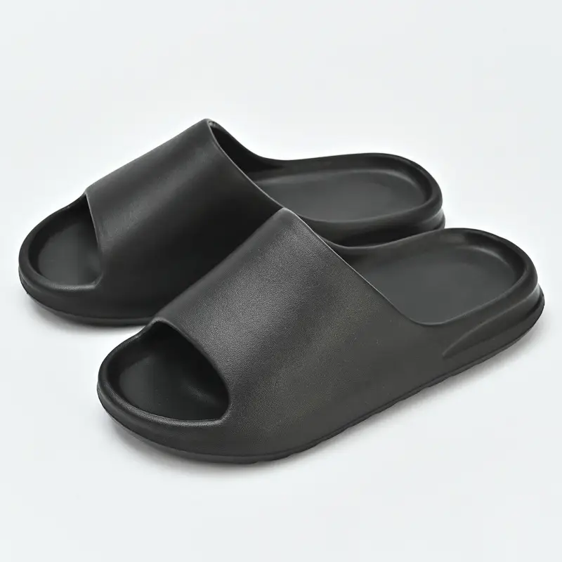 Women's Thick Sole Heightened Solid Color Slippers