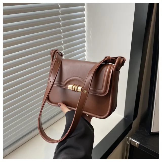 Women's Fashion All match Casual Shoulder Messenger Bag Coffee - Shop at LoveMi
