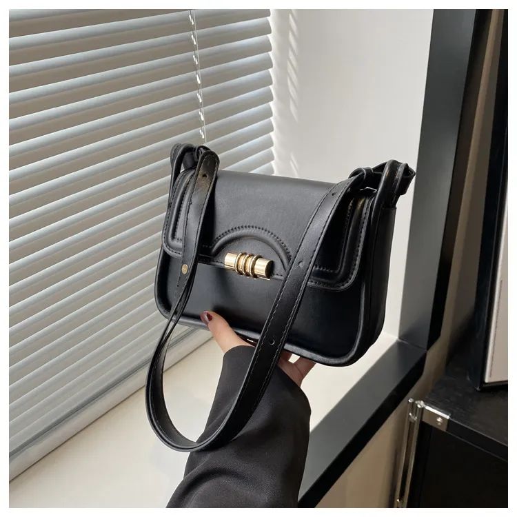 Women's Fashion All-match Casual Shoulder Messenger Bag - Black
