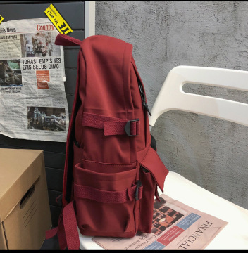 Simple Multi-pocket Backpack Students Anti-theft Junior High School College Schoolbag Casual Large Capacity Computer Bags