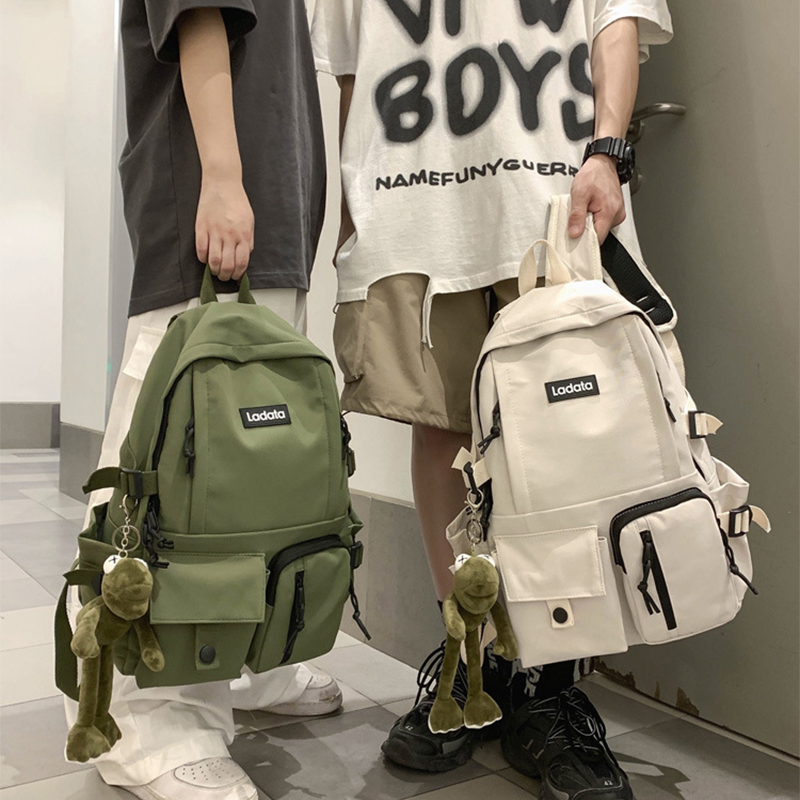 Простой рюкзак с несколькими карманами для студентов, противоугонная сумка для средней школы и колледжа, повседневные компьютерные сумки большой емкости