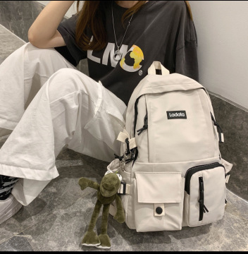 Simple Multi-pocket Backpack Students Anti-theft Junior High School College Schoolbag Casual Large Capacity Computer Bags