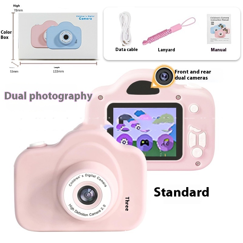 A3 Puqing Pink Dual Camera