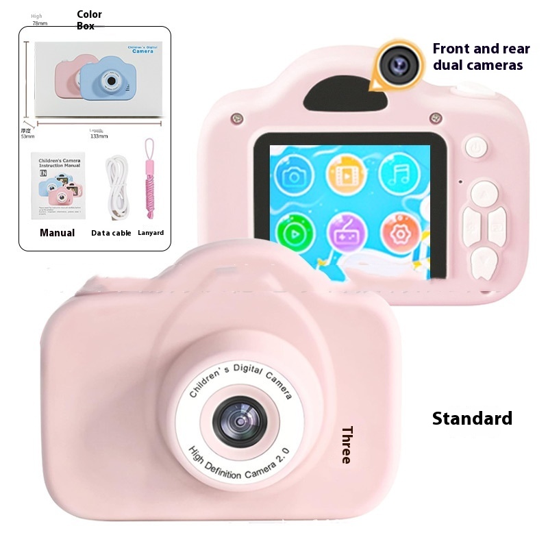 A3 HD Dual Camera Pink