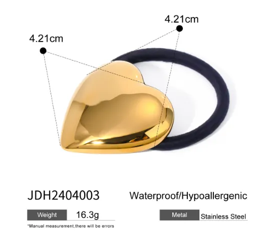 Headdress Simple Temperament Metal Smooth Leather Hair Loop Jdh2404003 - Shop at LoveMi