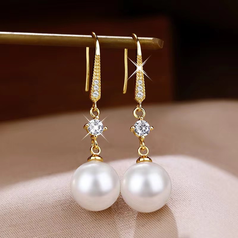 18K White Shell Pearls