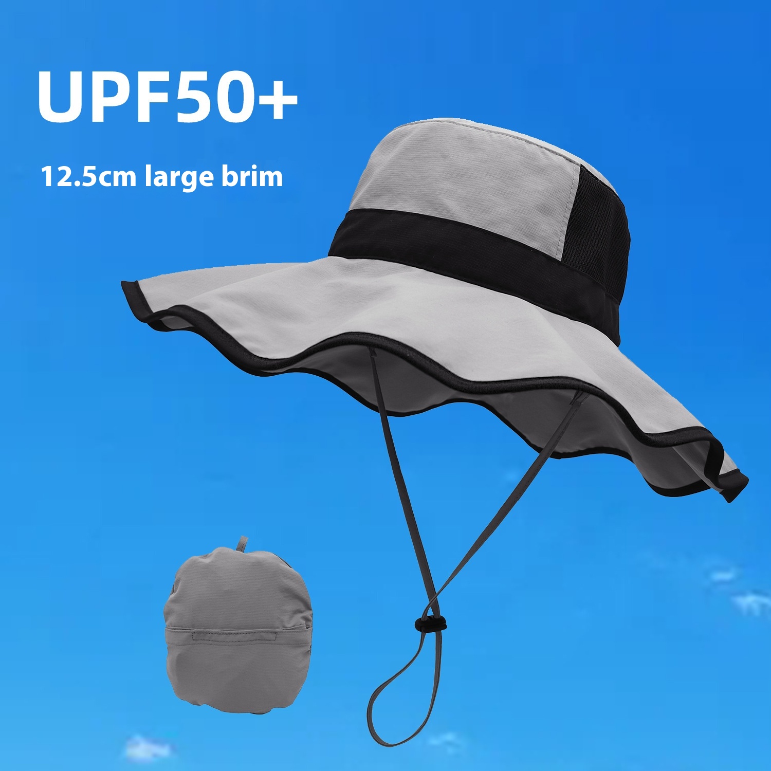 Sun Protection Travel Outdoor Riding Broad-brimmed Hat