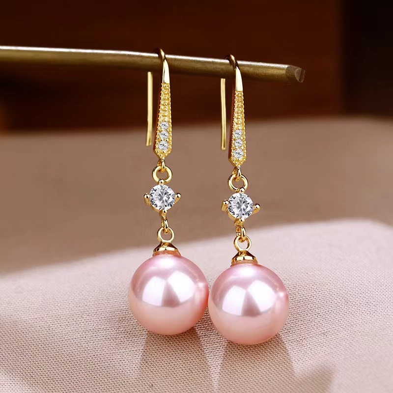 18K Pink Shell Pearls