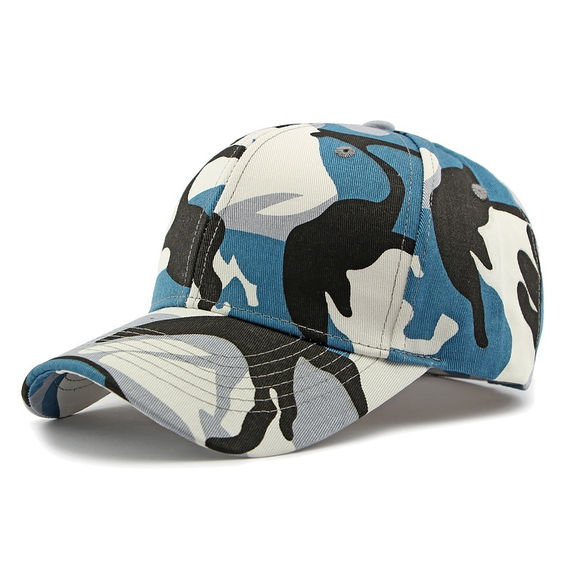 Blue And White Kaki Camouflage