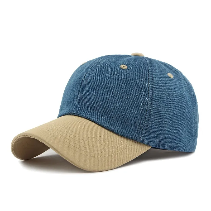 Personality Soft Top Baseball Cap Female Sunlight Blocker - Blue