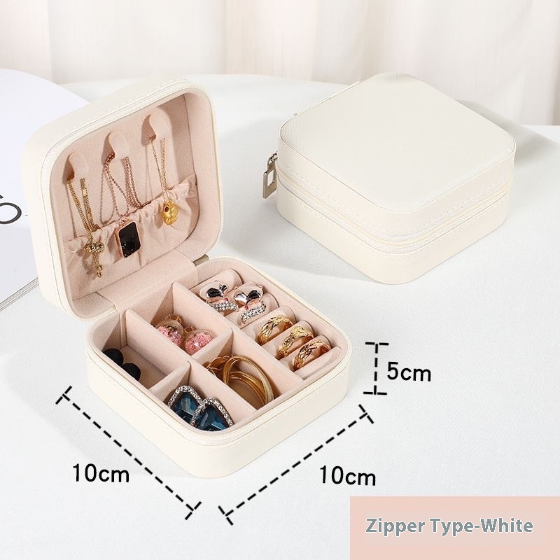 White Zipper Box