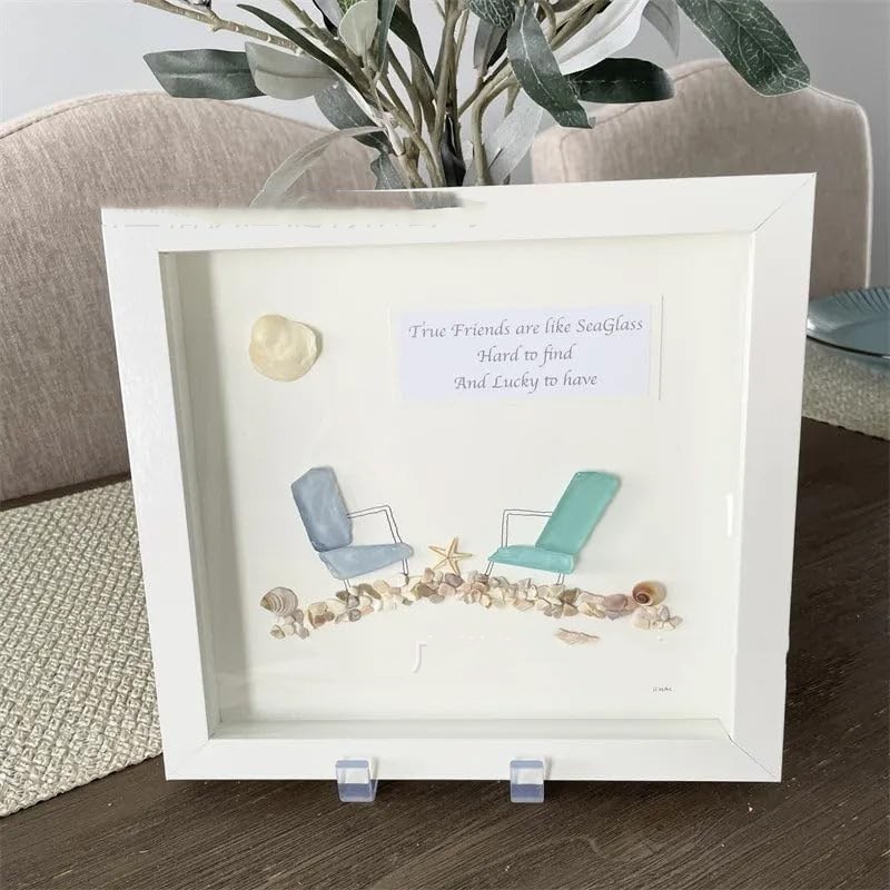 Title 3, Sea Glass Beach Chair Friendship Photo Frame