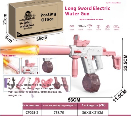 Bearing Sword Water Gun Pink