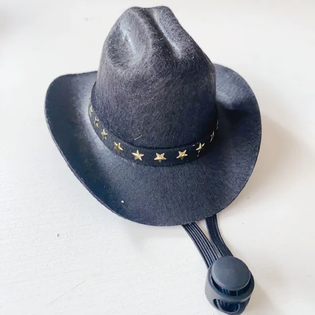 British Cat Hat XINGX Cowboy Hat Black Xingx Velvet Band - Shop at LoveMi