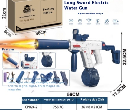 Bearing Sword Water Gun Blue