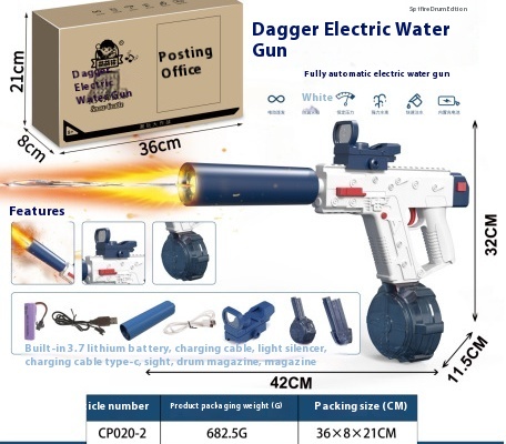 Dagger Water Gun Blue