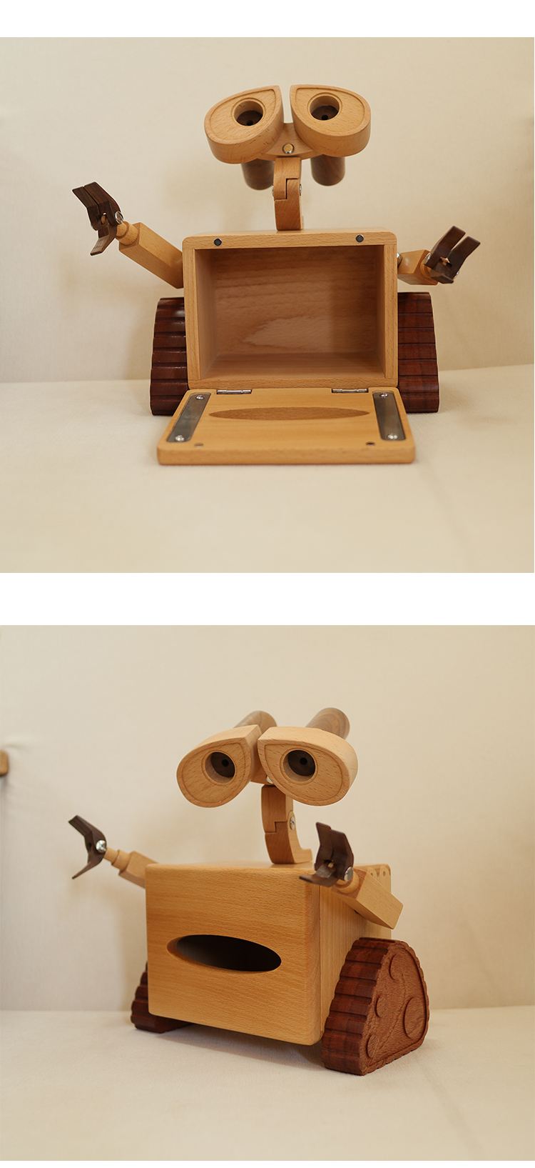 Title 2, Solid Wood Tissue Box Living Room Creative Retr...