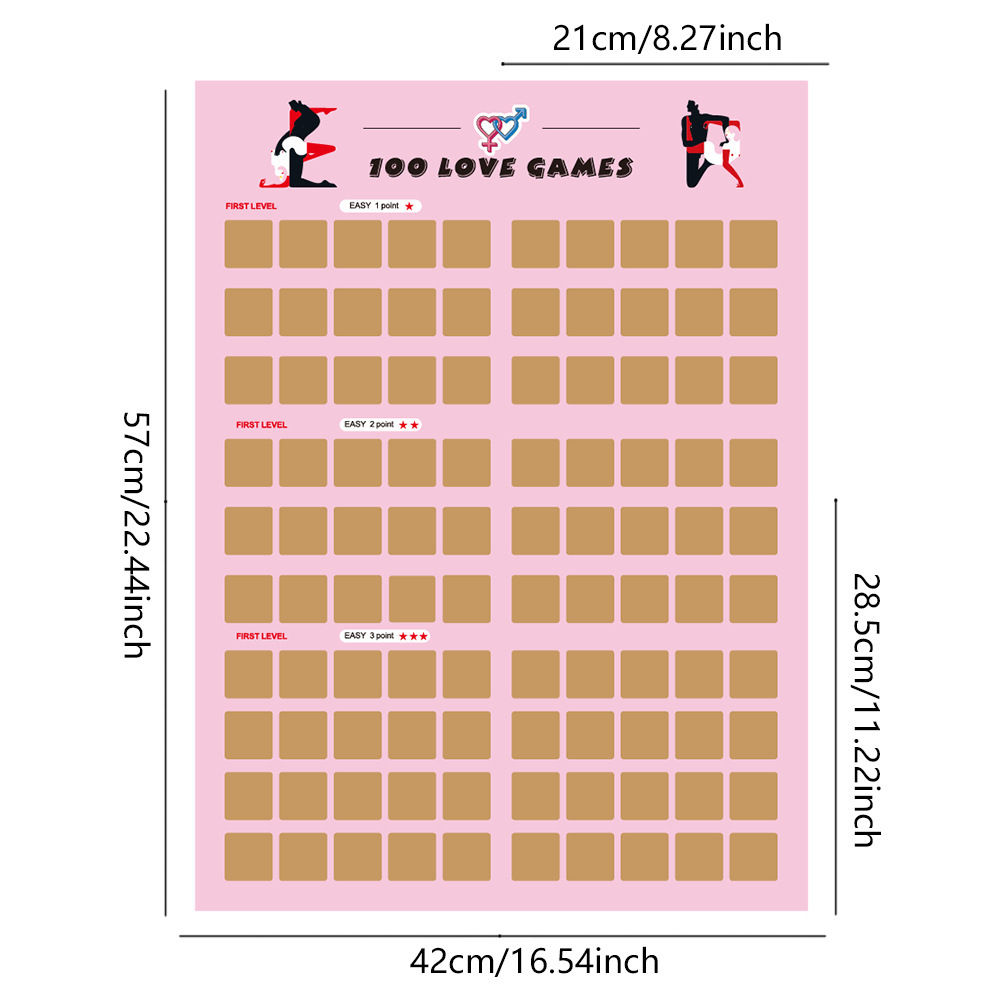 Title 1, Valentines Day Challenge Scratch-off Poster Un...