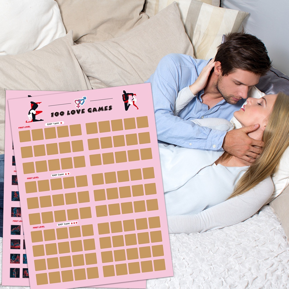 Title 8, Valentines Day Challenge Scratch-off Poster Un...