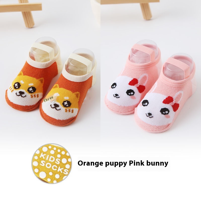 Orange Puppy Pink Bunny