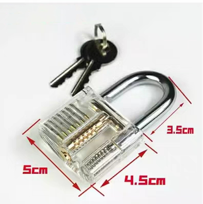 Title 1, Chain Hanging Trendy Transparent Lock