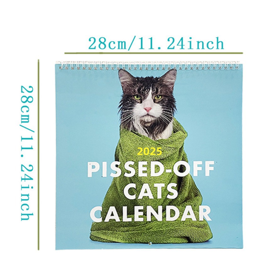 Title 3, Wütender Katzen Kalender für Zuhause. Jahrespla...