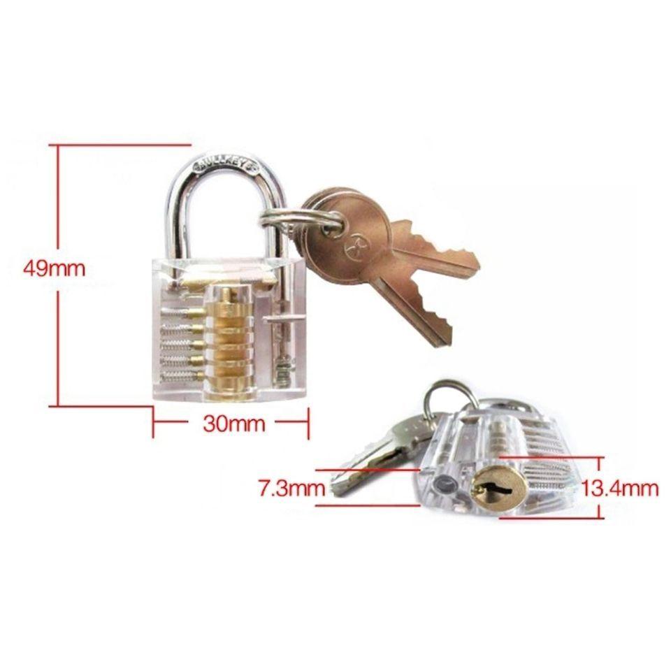 Title 4, Chain Hanging Trendy Transparent Lock