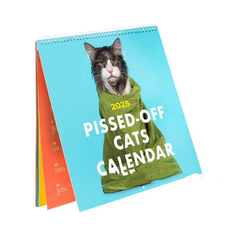 Title 5, Wütender Katzen Kalender für Zuhause. Jahrespla...