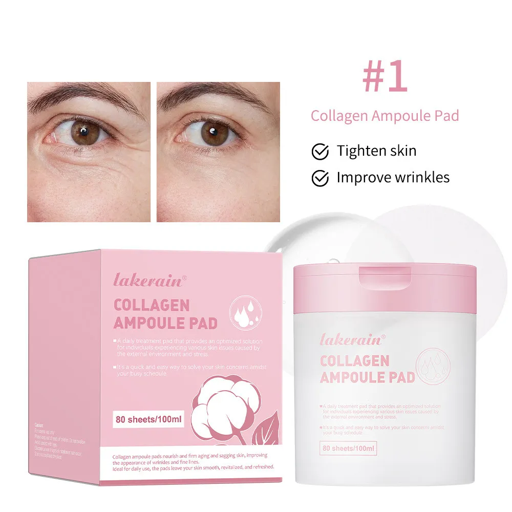 Face Lotion Round Brightening Cotton Puff - Round Pink
