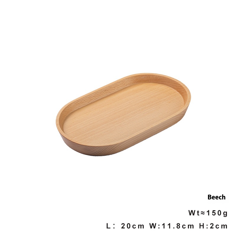 Beech Small Size Oval Disk