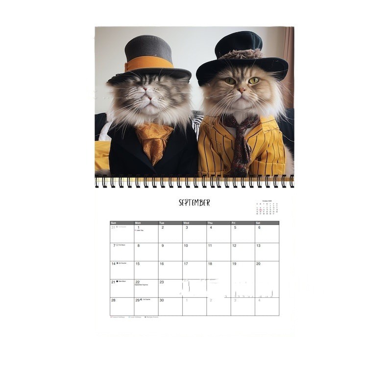 Title 4, Creative Home 2025 Fashion Cat Calendar