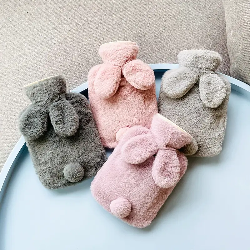 Simple Rabbit Plush Water Filled Warm Water Bag