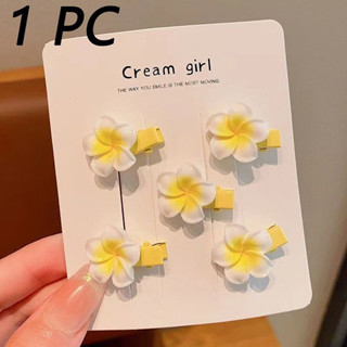S Plumeria Rubra Yellow Clip