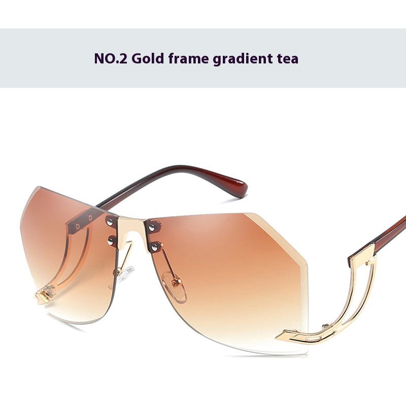 Matte Gold Frame Gradient Tea