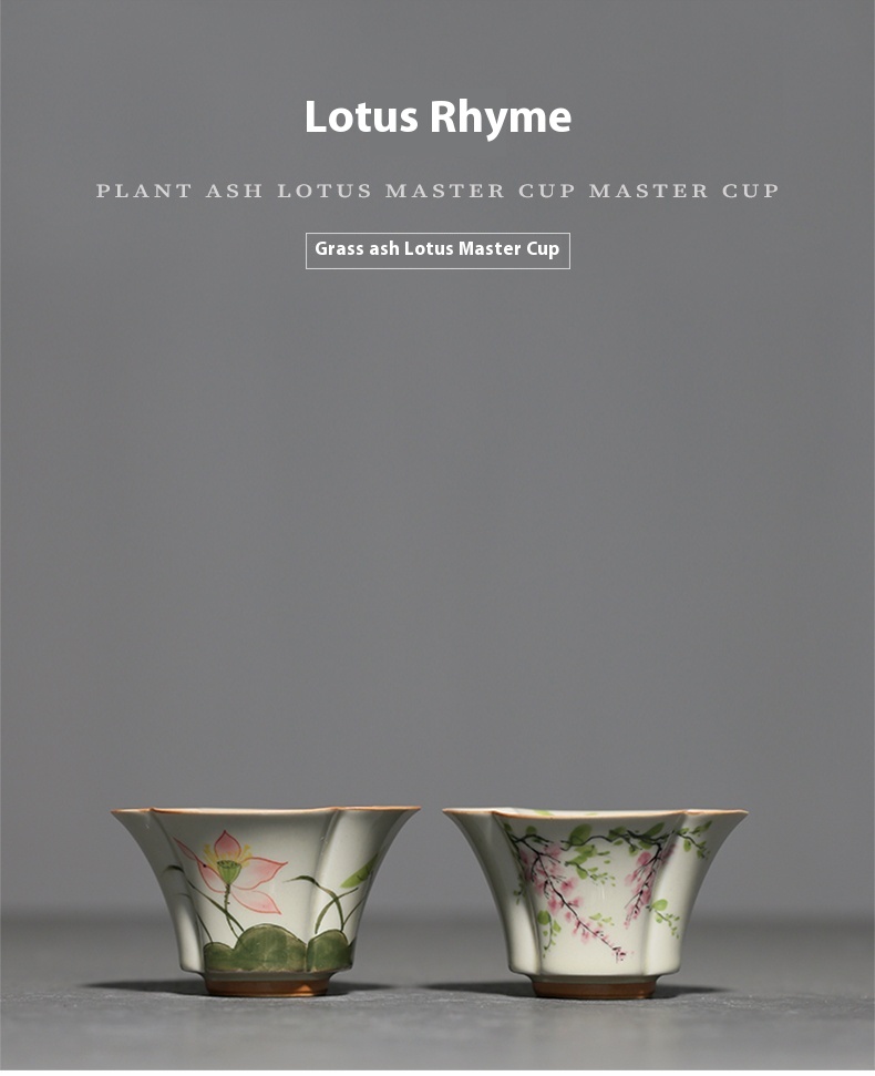 Title 1, Hand Painted Lotus Master Cup Household Ceramic...