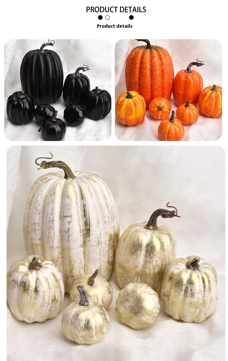 Title 4, Foam Pumpkin Halloween Ornaments Decoration Props