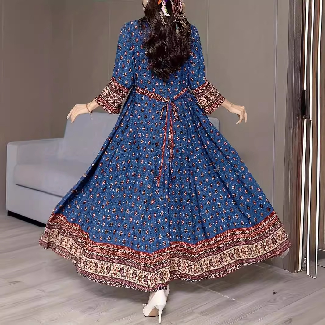 Women's Fashion Personality New Ethnic Style Dress