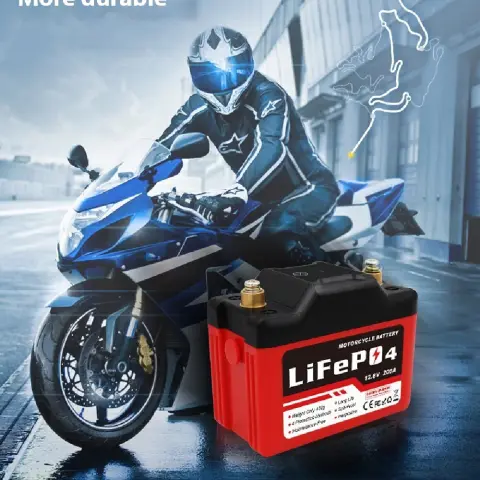 Motorcycle Starting Battery Lithium Iron Phosphate