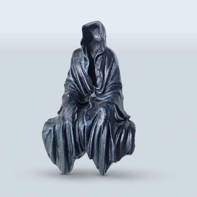 Title 4, Black Robe Gothic Desktop Decoration