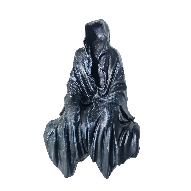 Title 3, Black Robe Gothic Desktop Decoration