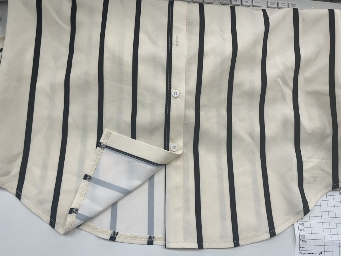 Summer Loose Striped Cardigan Shorts Suit